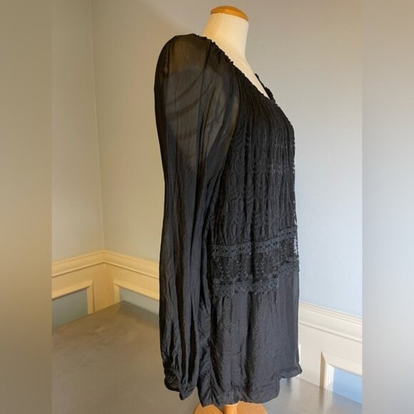 Elena Baldi - silk and lace tunic - Picture 1 of 10
